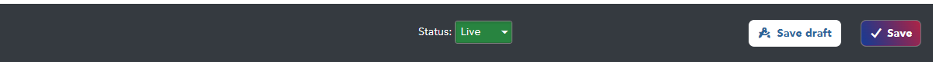 Save your event by clicking the green 'Save' button in the bottom right corner