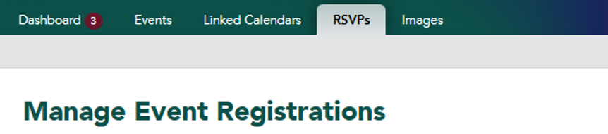 How to find who has RSVP'ed to your events